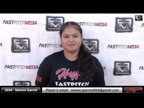 Video of 2024 Naiomi Garcia Power Hitting Middle Infielder Softball Skills Video