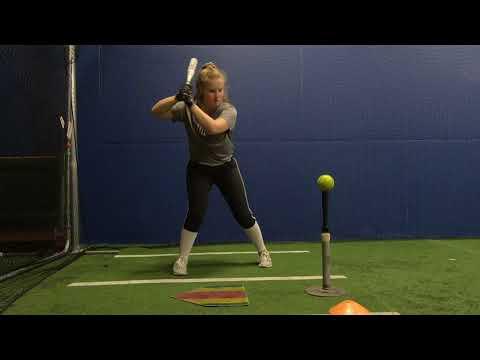 Video of Angelina (Lina) Scott Hitting Drills 2019