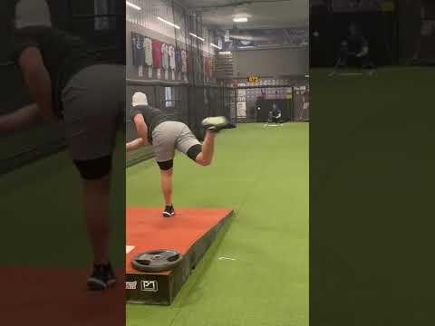 Video of Cael catching Pittsburgh Pirates pitcher Mitch Keller