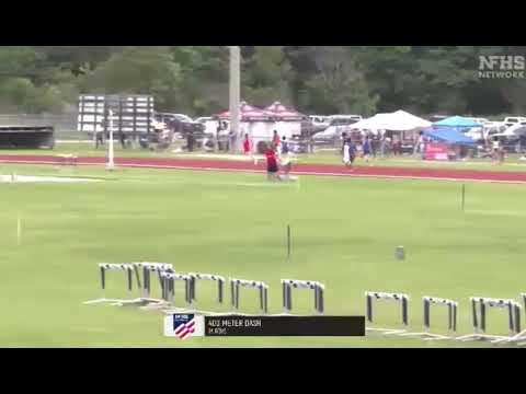 Video of State Meet 400m Dash Time of 49.58