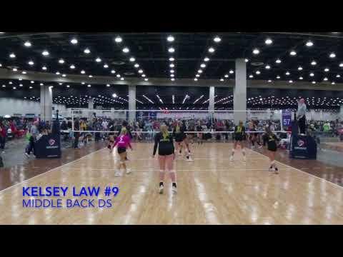 Video of Kelsey Law 2020 - DS Highlights from USAV Nationals 2018