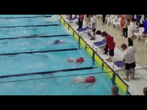 Video of 100 Free. Lane 7. 59.89