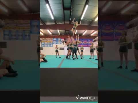 Video of cheer and gymnastics 