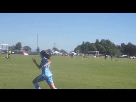 Video of Jordyn Bingaman #23 give & go cross