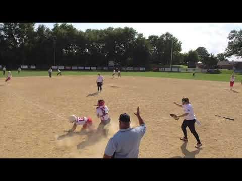 Video of Lancaster Showcase 2022 double play LF