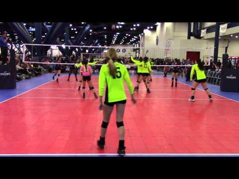 Video of Karen Crews #17 Libero Playing Outside 2015