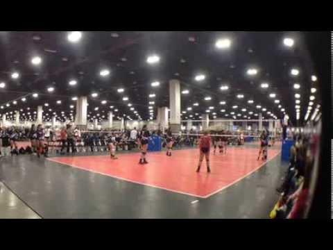 Video of #8 Jessica Poelker 2015 Libero/Ds Crossroads 14 vs Arizona Sky