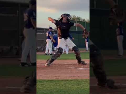 Video of Andrew Jensen AZ Fall Classic Catching 