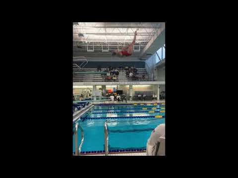 Video of Abby Manos 1 meter diving 2021