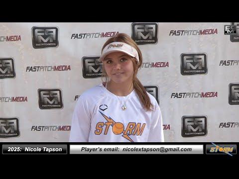 Video of 2025 Nicole Tapson 4.5 GPA Speedy Lefty Slapper and Outfielder