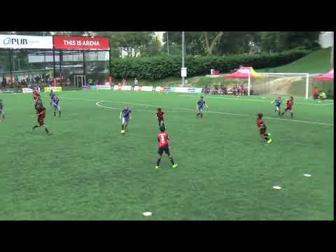 Video of Gina's goal on the boys' team U12, Singapore, 2016