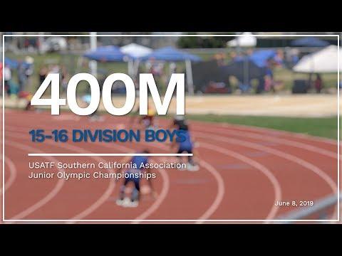 Video of USATF Southern California Association 400M Finals