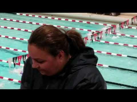 Video of HS WI State D2 meet 2018 Breaststroke Freshman year Lane 6