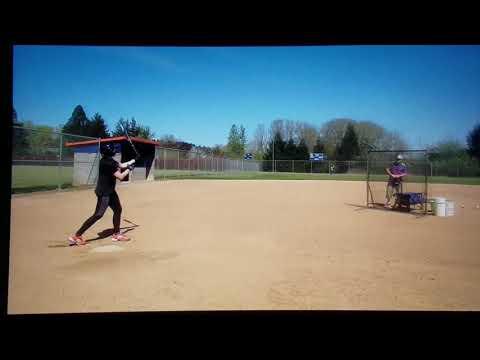 Video of Emily Hull (Class of 2023) Softball Practice 04/10/2020