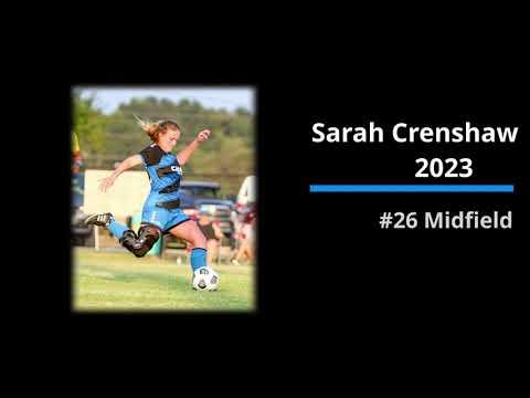 Video of Sarah Crenshaw 2023 Soccer