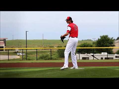 Video of Pick-off Attempt, Batter Ground out Left Side view.