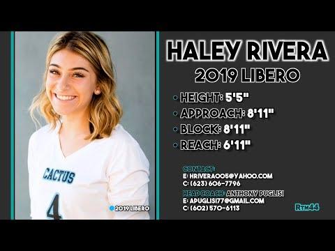 Video of Haley Rivera/ Libero/ Class of 2019