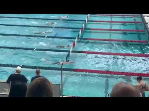 Video of 200 free - march 2020 - Lane 2