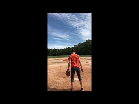 Video of Pitching practice Sept 2019