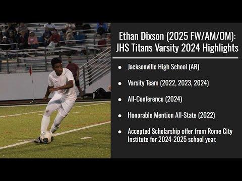 Video of Ethan Dixson - 2024 JHS Titans Highlights