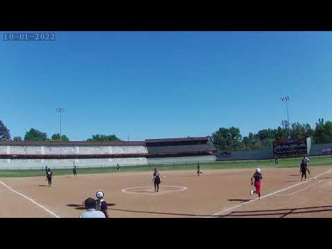 Video of Amazing back hand catch at Shortstop 