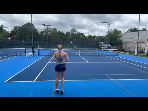 Video of Madison Gerecke tennis video 