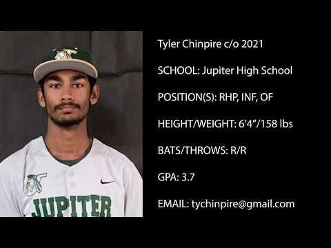 Video of Tyler Chinpire Jupiter High School Class of 2021