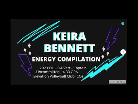 Video of LOUD POSITIVE ENERGY! Keira Bennett