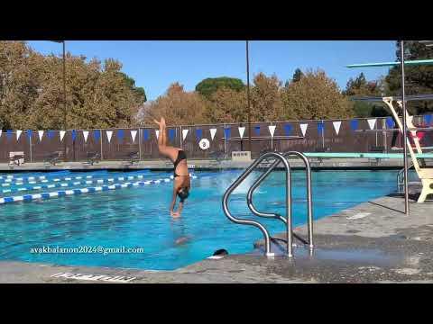 Video of Ava Balanon 2024 - Diving Highlights