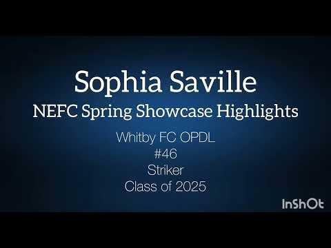 Video of Sophia Saville NEFC Girls Spring Showcase