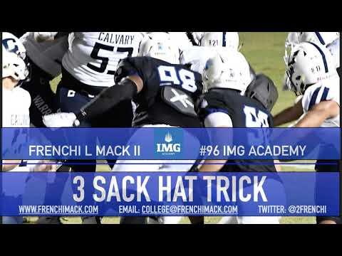 Video of 3 Sack Game against AA Christian