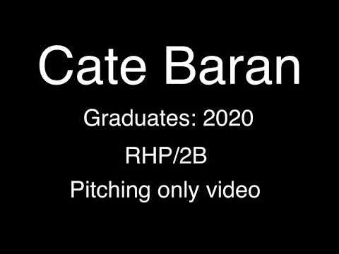 Video of Cate Baran--Pitching Recruiting Video