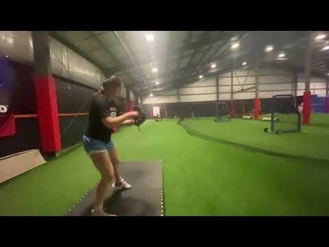 Video of Jaida Lee Pitching Training 2022