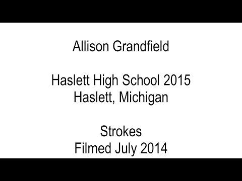 Video of Allison Grandfield ('15) Tennis Strokes Jul. 2014