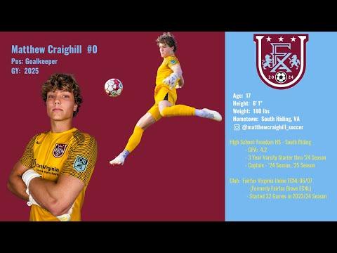 Video of Matthew Craighill's November Highlights