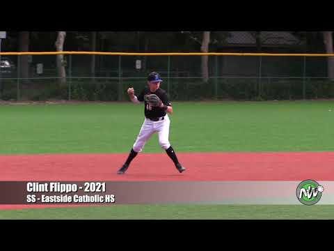 Video of Clint Flippo 2021 SS/2B Eastside Catholic Highschool Highlights 