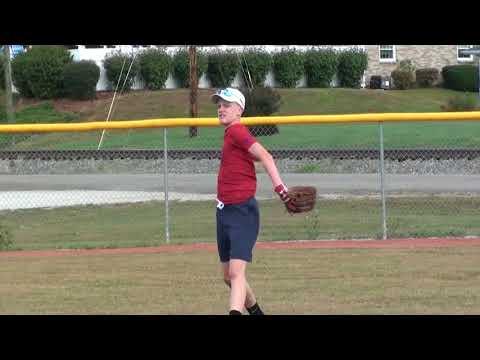 Video of Outfield and batting drills