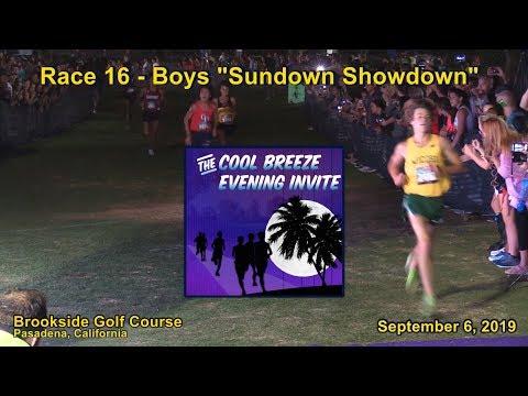 Video of 2019 XC - Cool Breeze - Race 16 (Boys "Sundown Showdown")