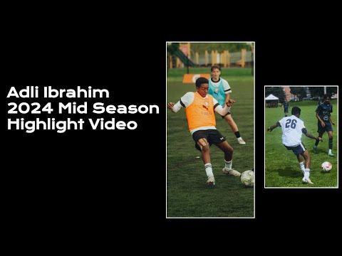 Video of Adli Ibrahim Mid season highlight tape