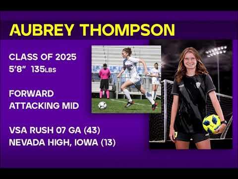 Video of Aubrey Thompson - F/MF - 3/27 & 3/28 Game Highlights