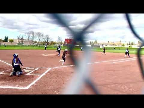 Video of 2 Run double to left center gap