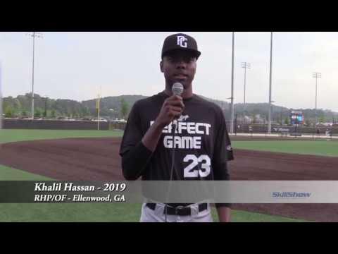 Video of Khalil Hassan OF/RHP