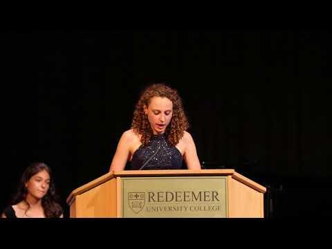 Video of Grade 8 Valedictorian