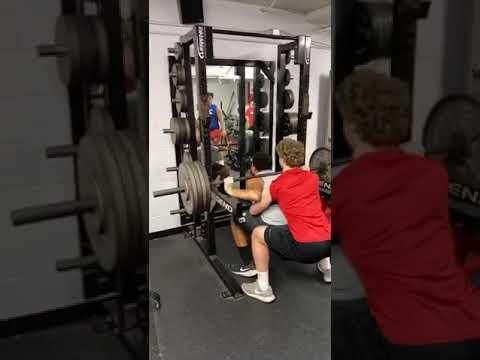 Video of Sophomore Squat 415lbs