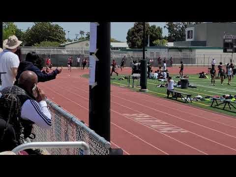 Video of Isaiah Emerson 200m 2021 Pioneer League Prelims