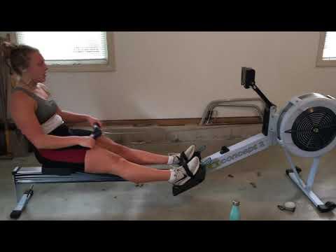 Video of Mid 5000m Steady State on Erg