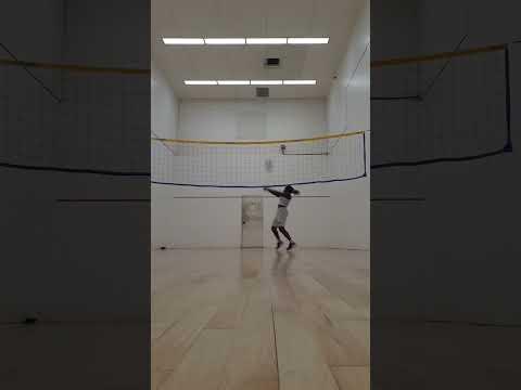 Video of Clip of me setting, and spiking the ball