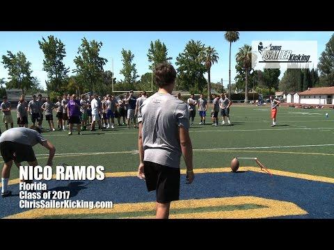 Video of Nico Ramos - Chris Sailer Underclassman Kicking Event (June 2014)