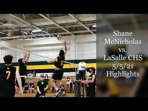 Video of Shane McNicholas vs. LaSalle College High School 5/5 Highlights