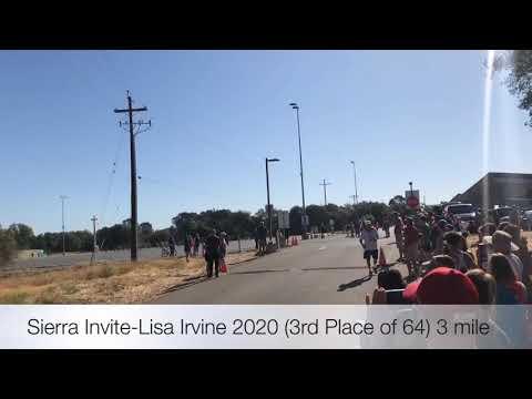 Video of Sierra invite, Lisa Irvine 2020 xc 3rd out of 64